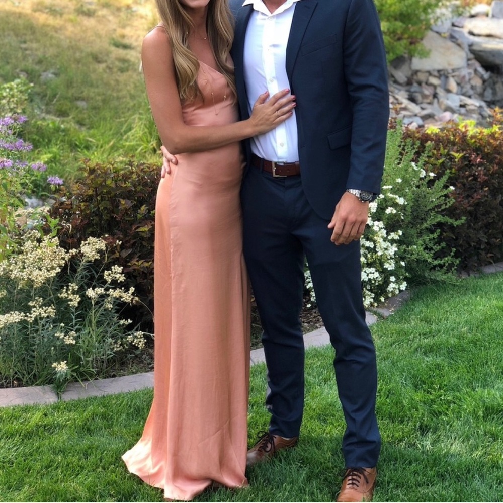 Lovers + Friends Nude Slip Dress